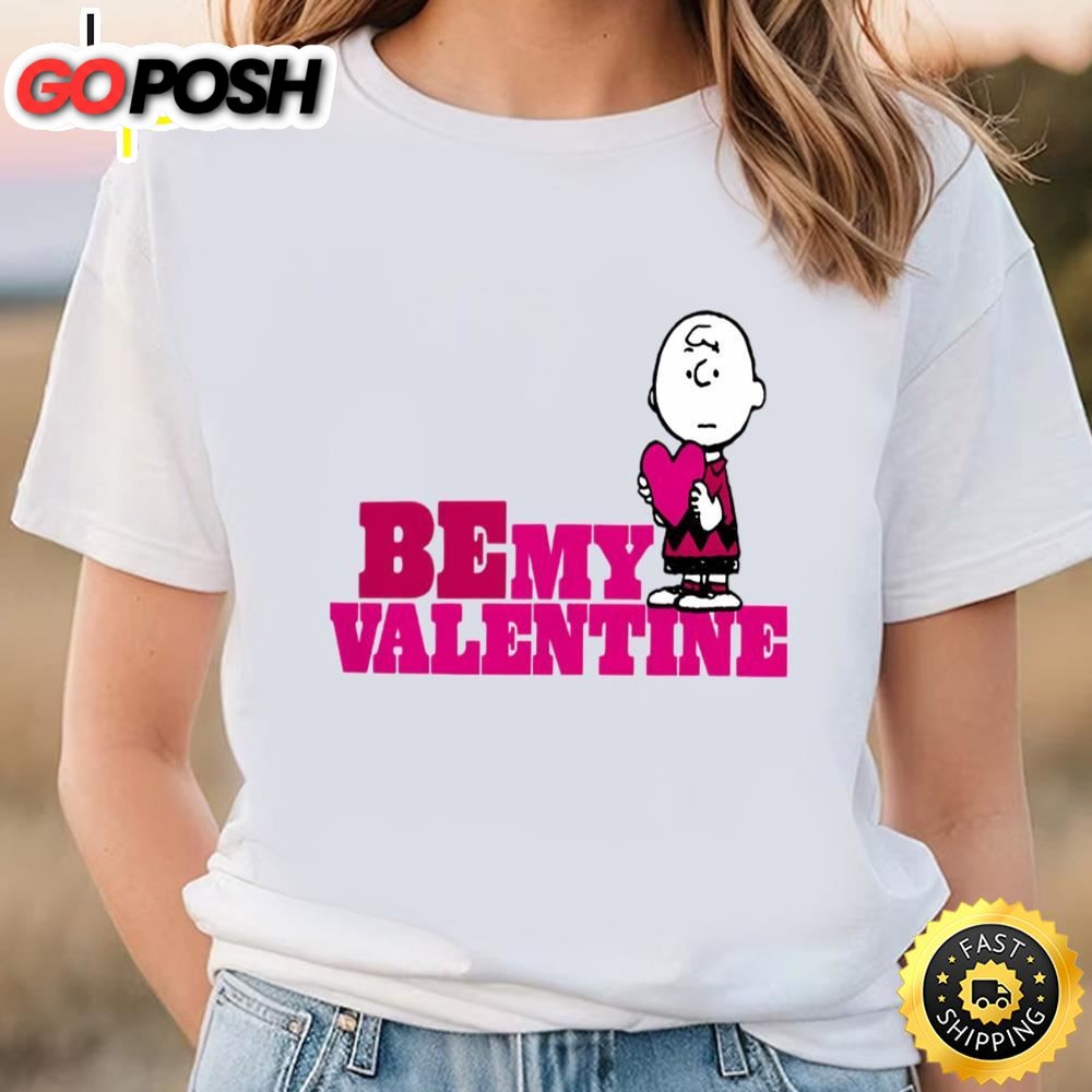Peanuts Charlie Brown Be My Valentine Baby T-Shirt