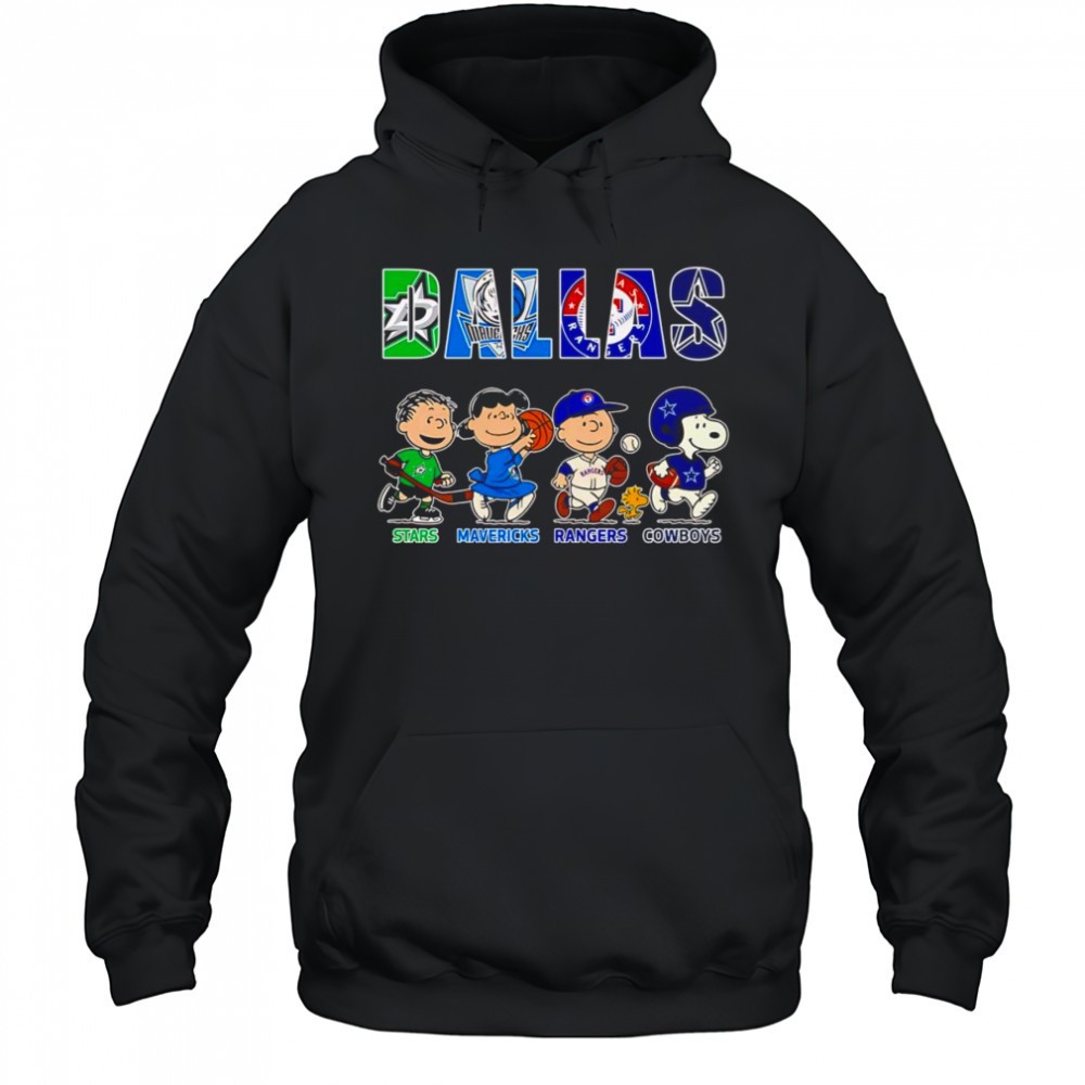 Peanuts Dallas Stars Mavericks Rangers Cowboys shirt