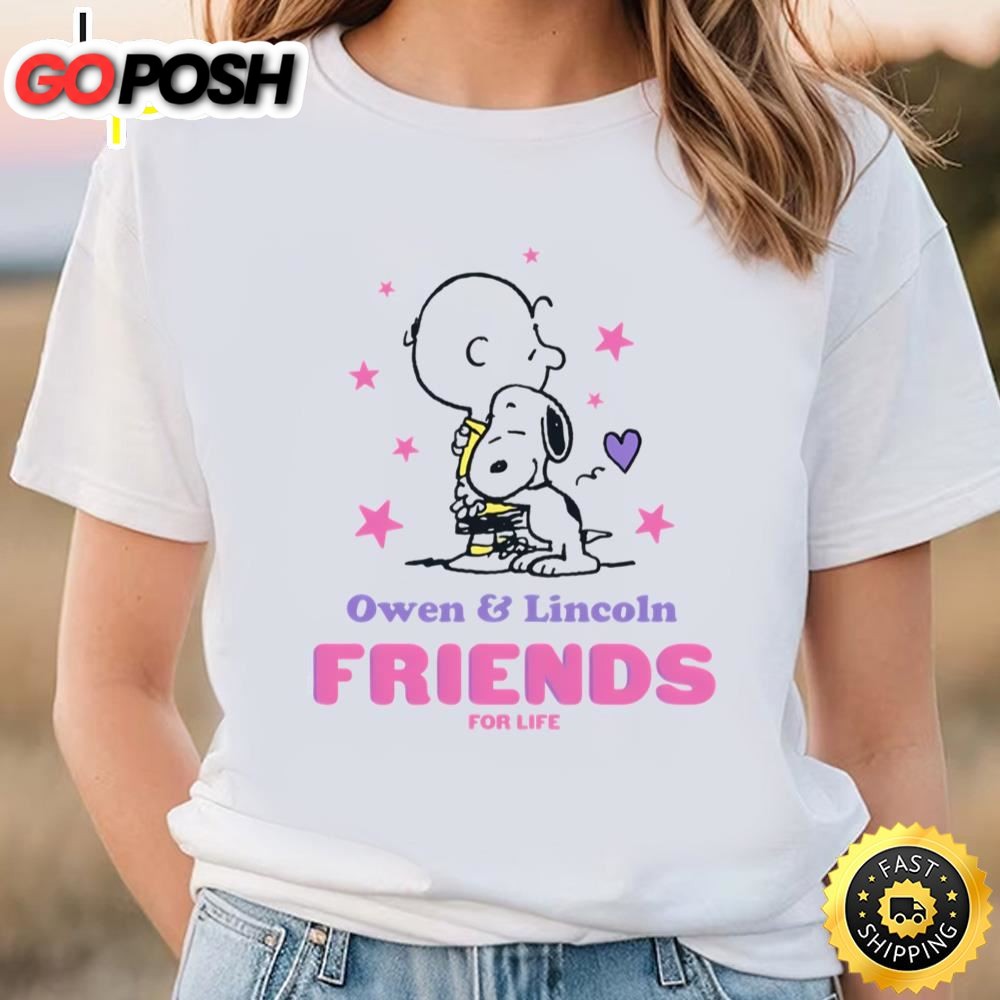 Peanuts Friends For Life Valentine T-shirt