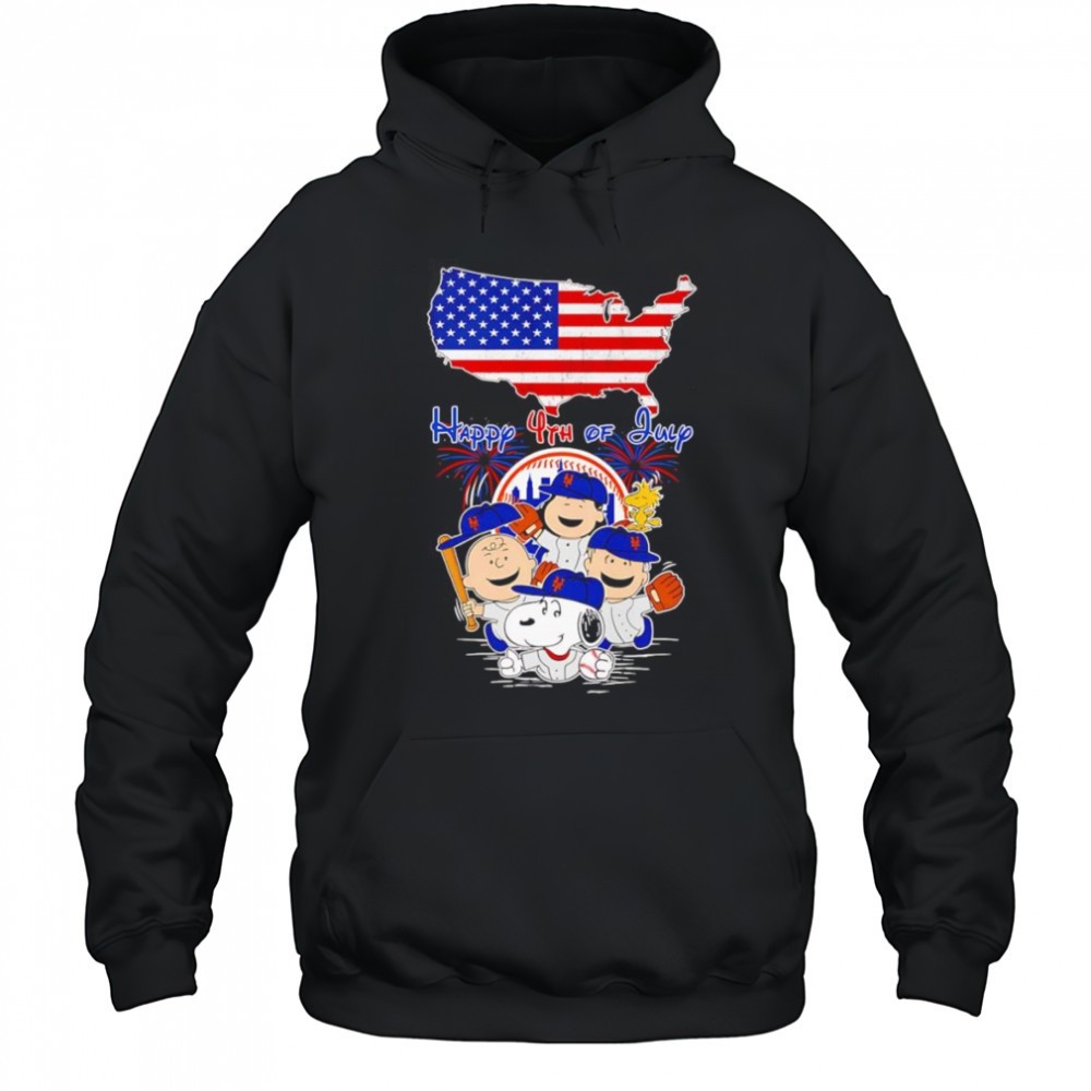 Peanuts Happy 4th of July New York Mets United States shirt