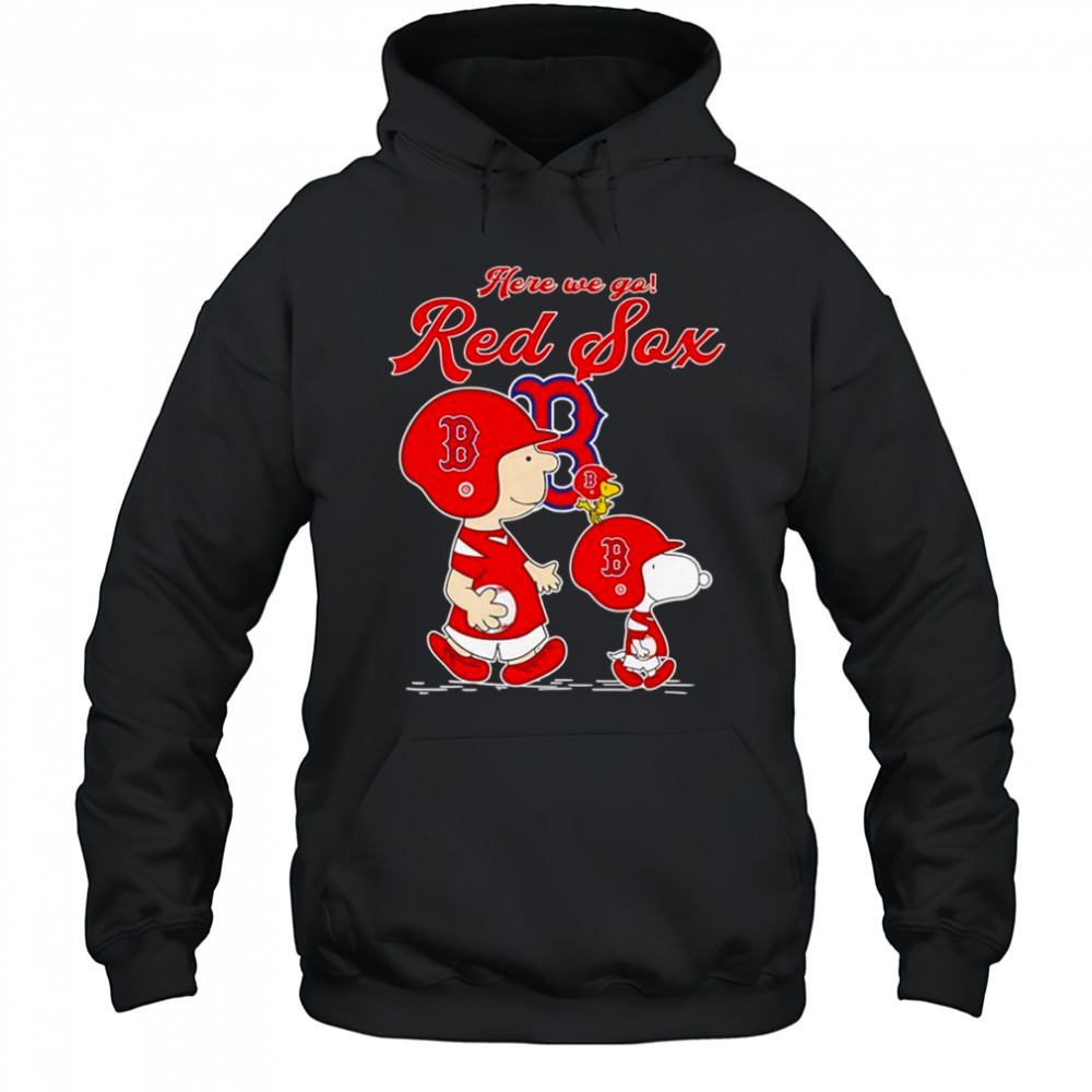 Peanuts here we go Boston Red Sox shirt
