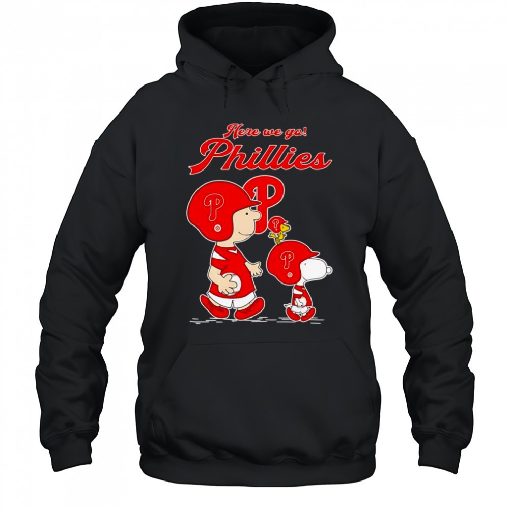 Peanuts here we go Philadelphia Phillies shirt