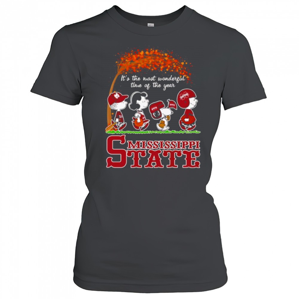 peanuts-its-the-most-wonderful-time-of-the-year-mississippi-state-shirt-u1bcjfp9 Peanuts its the most wonderful time of the year Mississippi State shirt