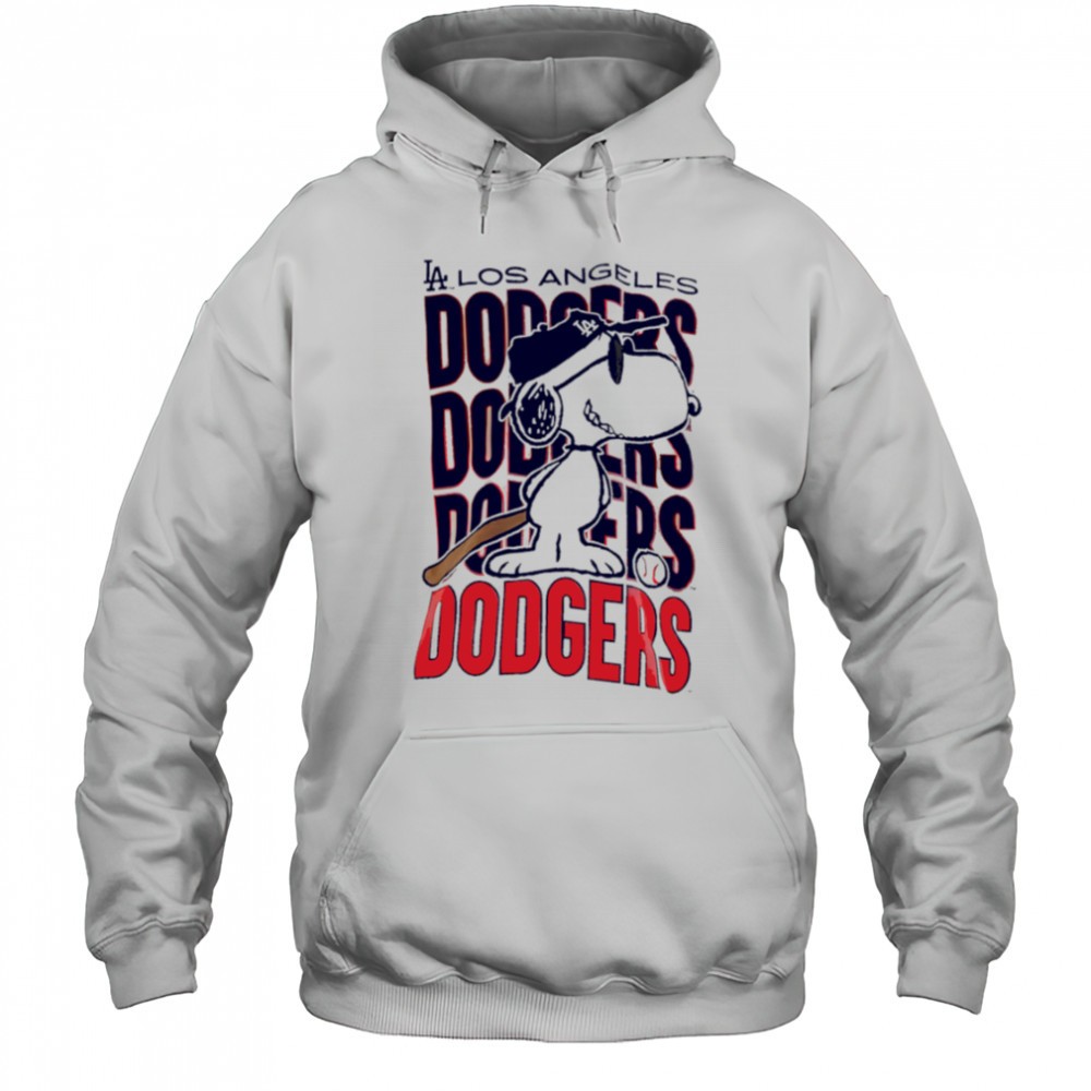 Peanuts Los Angeles Dodgers repeat shirt