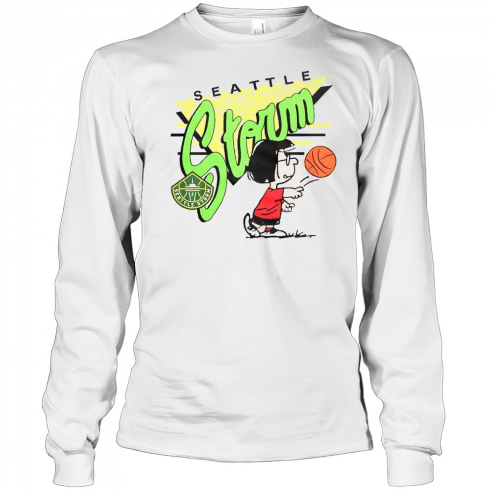 peanuts-marcie-x-seattle-storm-t-shirt-yflabvrr Peanuts Marcie x Seattle Storm T-Shirt