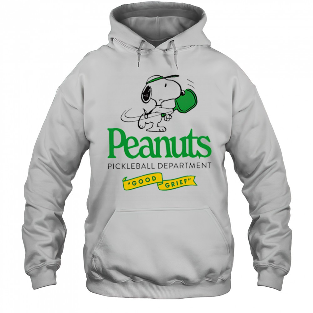 Peanuts pickleball department shirt