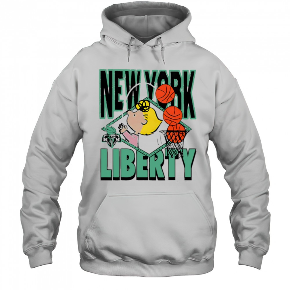 Peanuts Sally x New York Liberty shirt