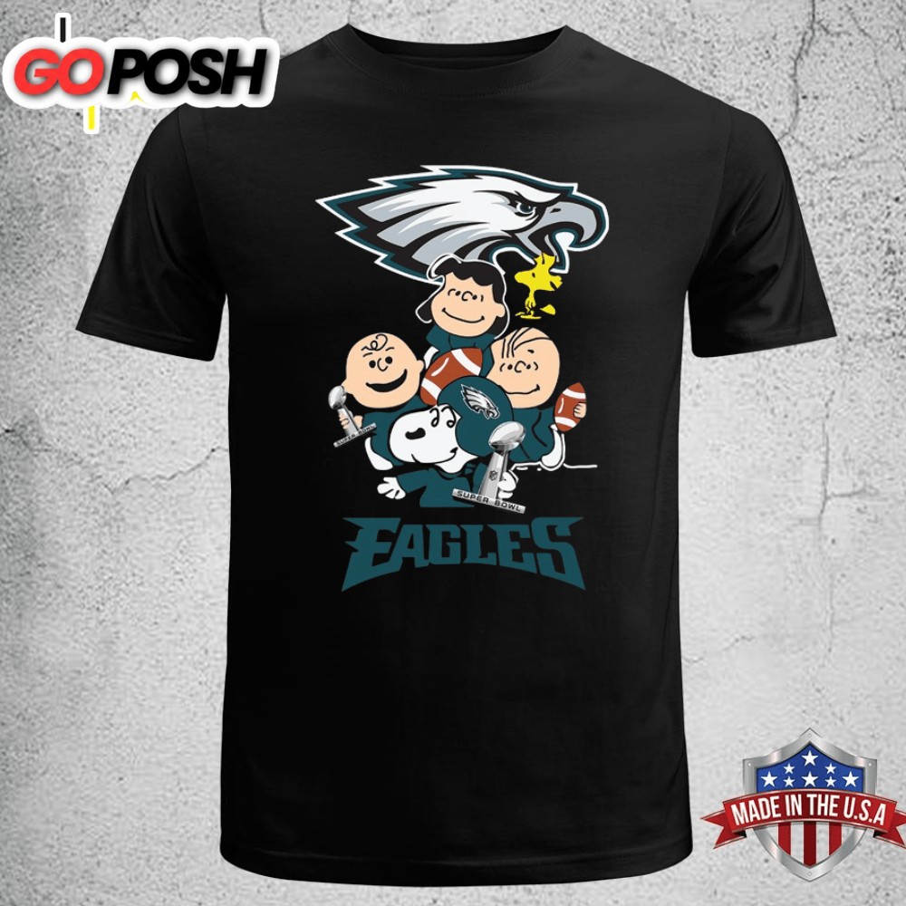 Peanuts Teams Philadelphia Eagles Unisex T-shirt