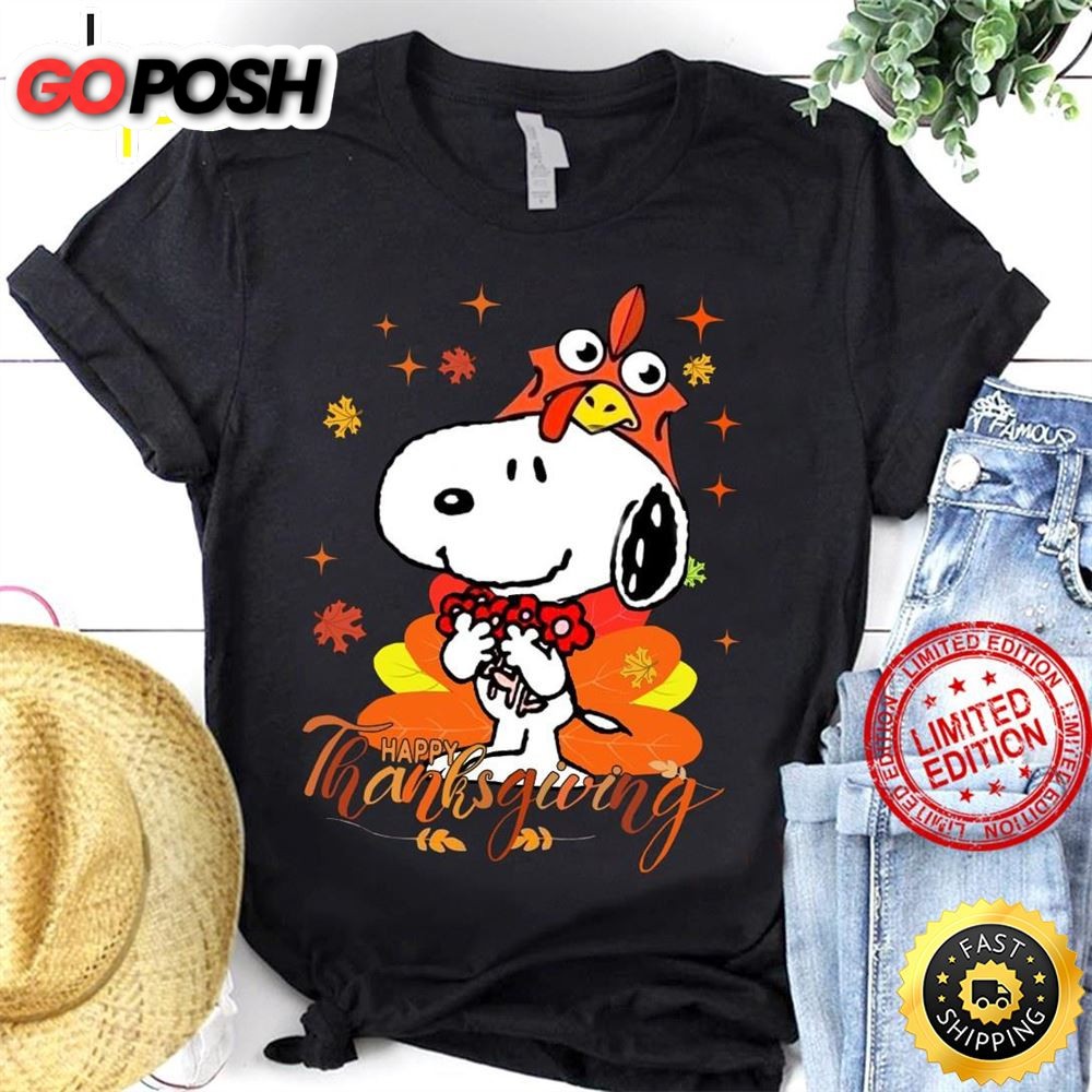 Peanuts Thanksgiving Checklist Short-Sleeve T-Shirt