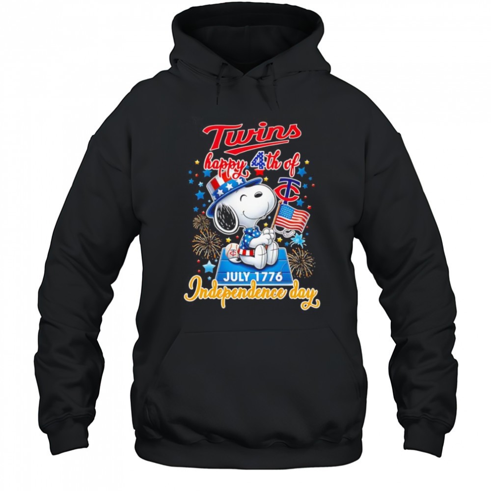 Peanuts Twins Happy 4th of July Independence day shirt