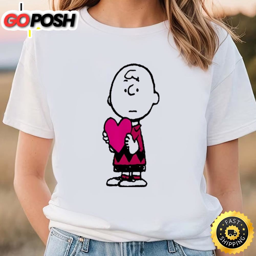 Peanuts Valentines Day Heart Charlie Brown Toddler T-shirt
