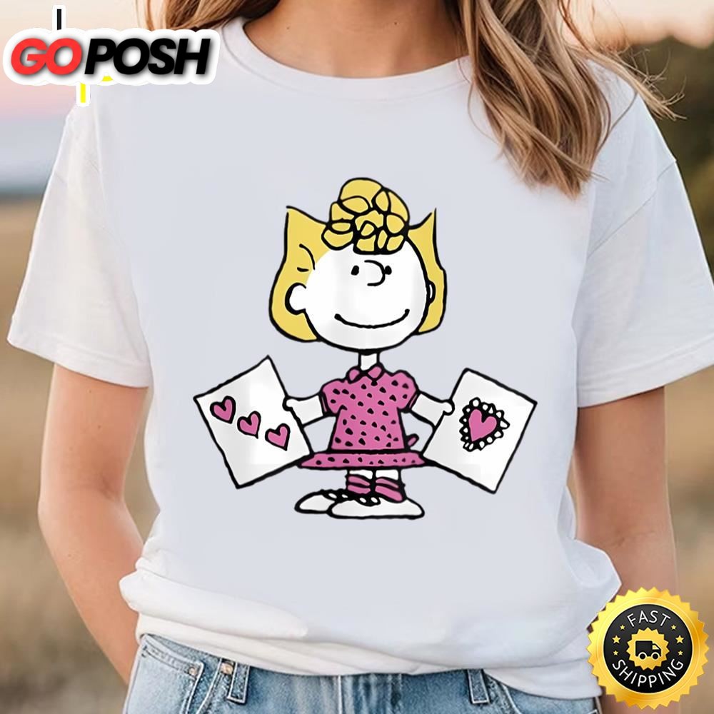 Peanuts Valentines Day Sally Valentines T-Shirt