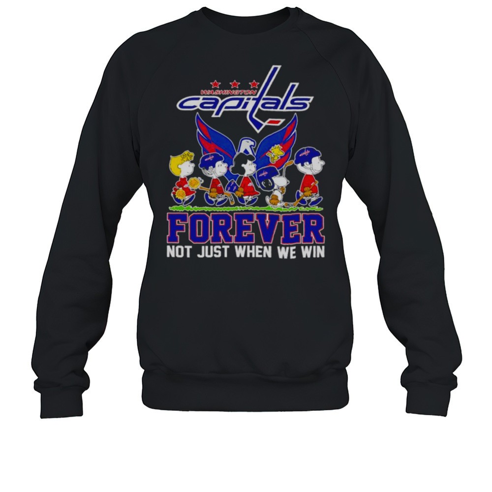 Peanuts Washington Capitals Forever Not Just When We Win Shirt