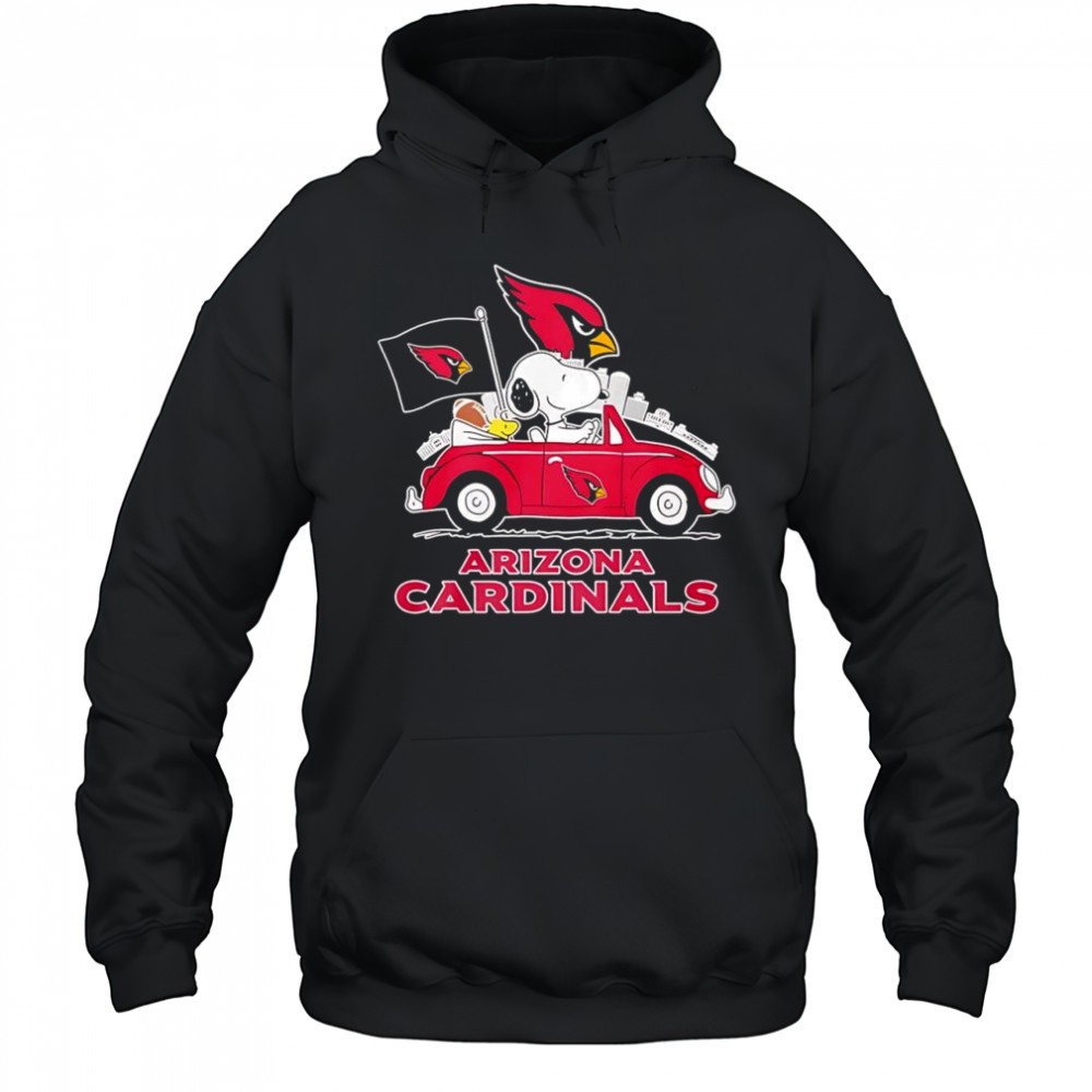 Peanuts x Arizona Cardinals Welcome To The Pound driving car shirt