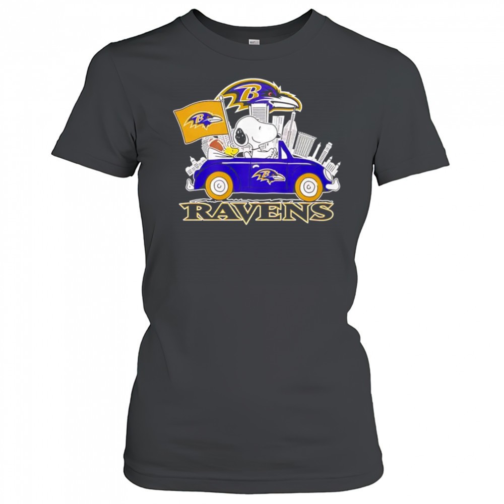 peanuts-x-baltimore-ravens-welcome-to-the-pound-driving-car-shirt-m0cwwme0 Peanuts x Baltimore Ravens Welcome To The Pound driving car shirt