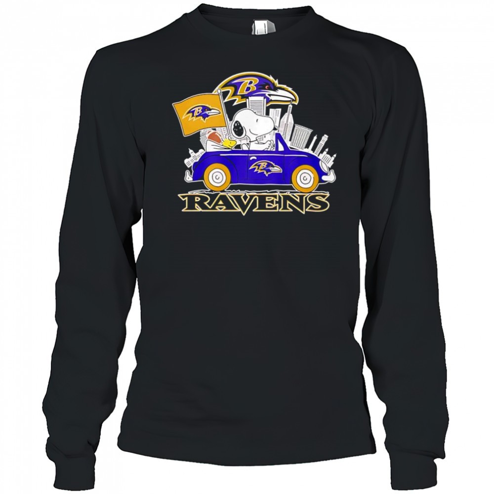 peanuts-x-baltimore-ravens-welcome-to-the-pound-driving-car-shirt-m0cwwme0 Peanuts x Baltimore Ravens Welcome To The Pound driving car shirt