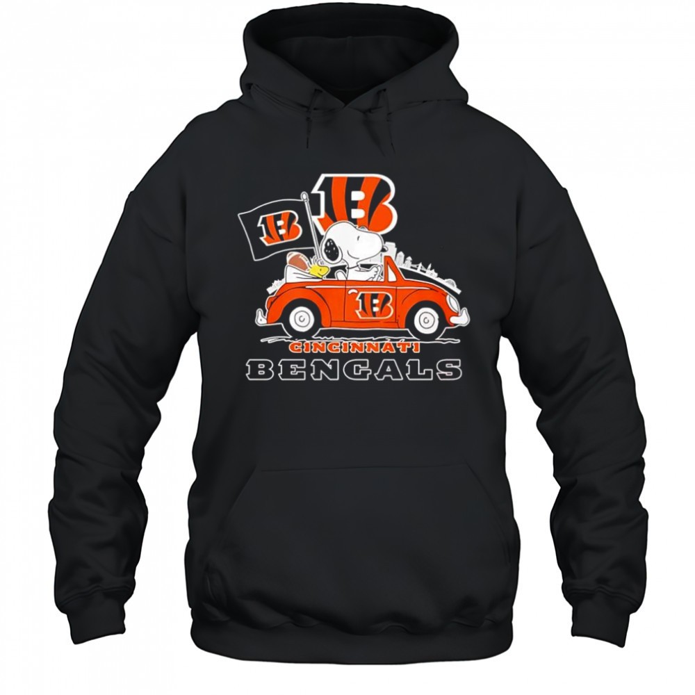 Peanuts x Cincinnati Bengals Welcome To The Pound driving car shirt