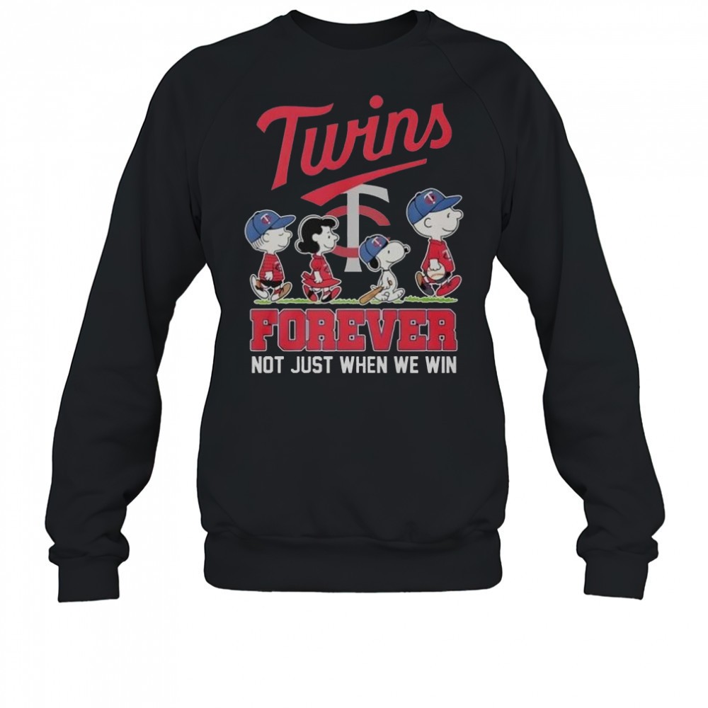 peanuts-x-minnesota-twins-forever-not-just-when-we-win-t-shirt-2yzxnyfr Peanuts X Minnesota Twins Forever Not Just When We Win T-Shirt