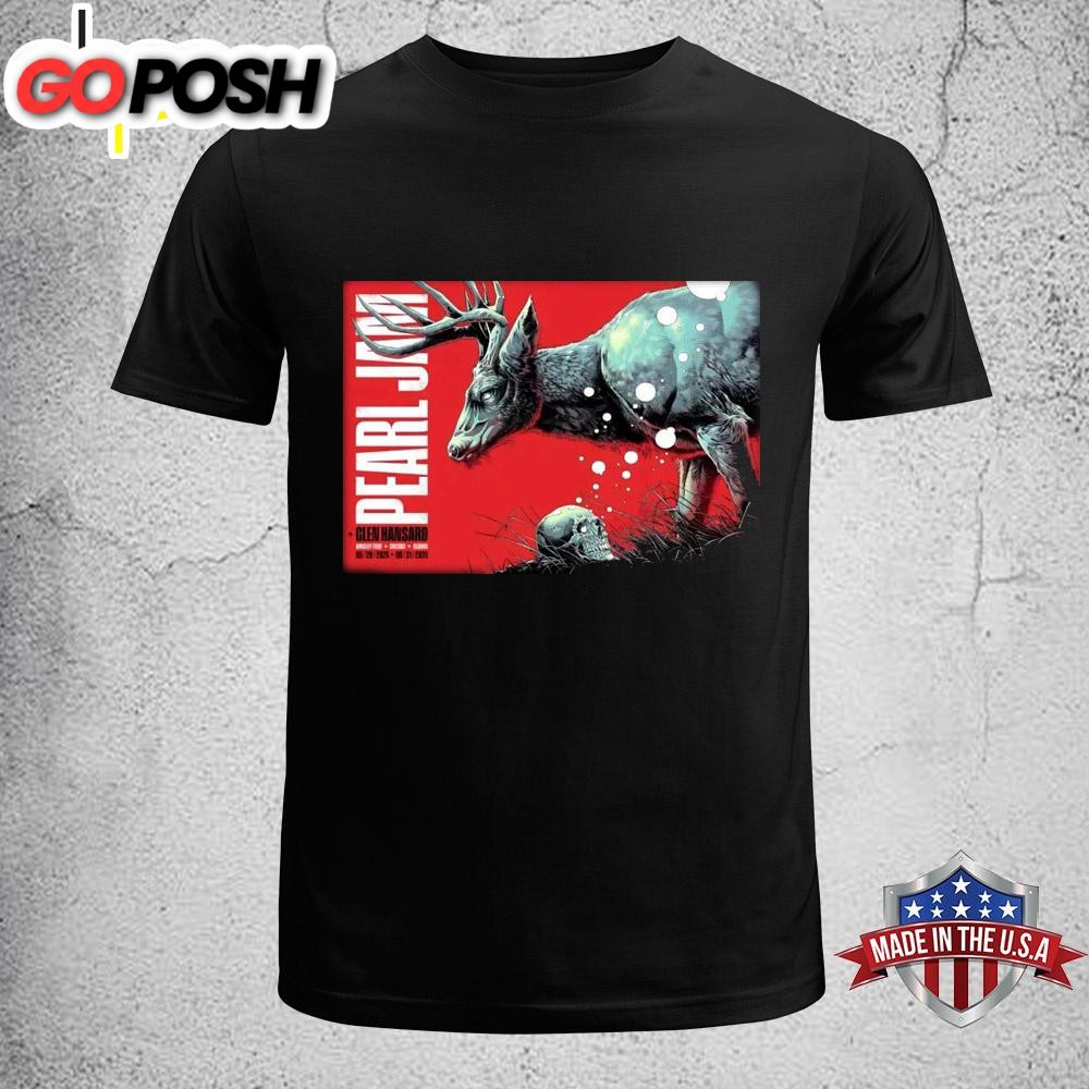 Pearl Jam 2024 Tour Chicago Wrigley Field Poster Unisex T-Shirt