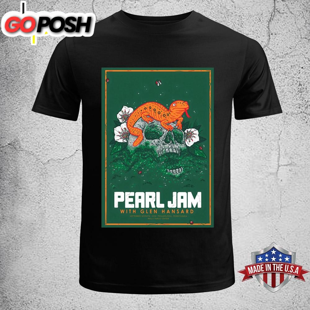 Pearl Jam Dark Matter 2024 Tour Philadelphia Wells Fargo Center Unisex T-Shirt