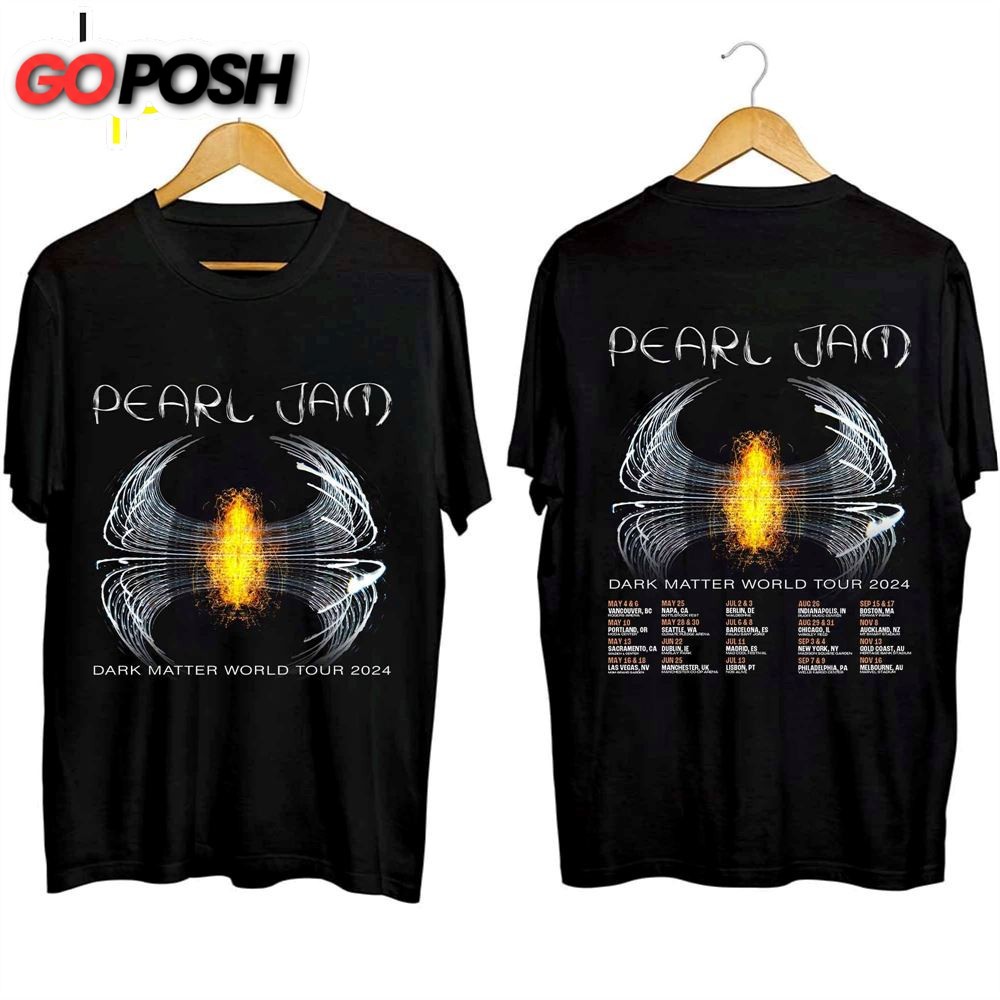 Pearl Jam Dark Matter World Tour 2024 Shirt