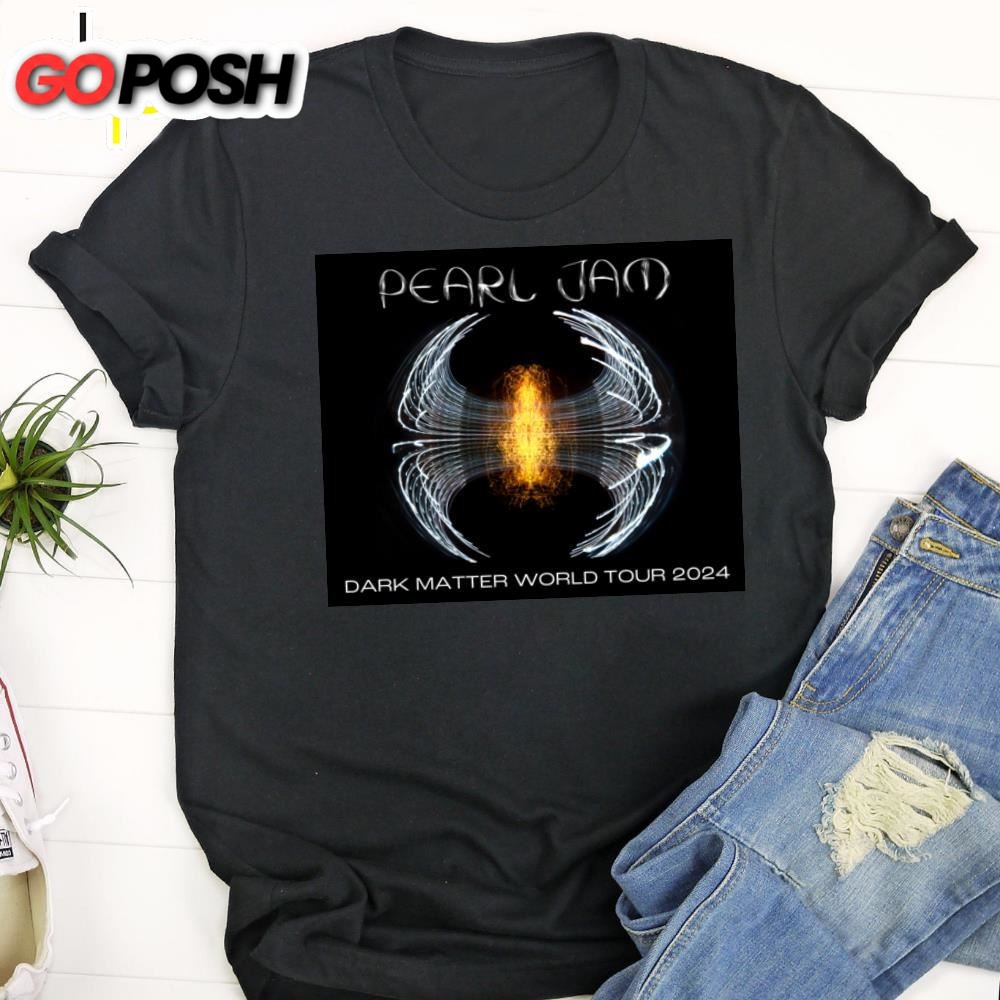Pearl Jam – Dark Matter World Tour 2025 Black T-Shirt