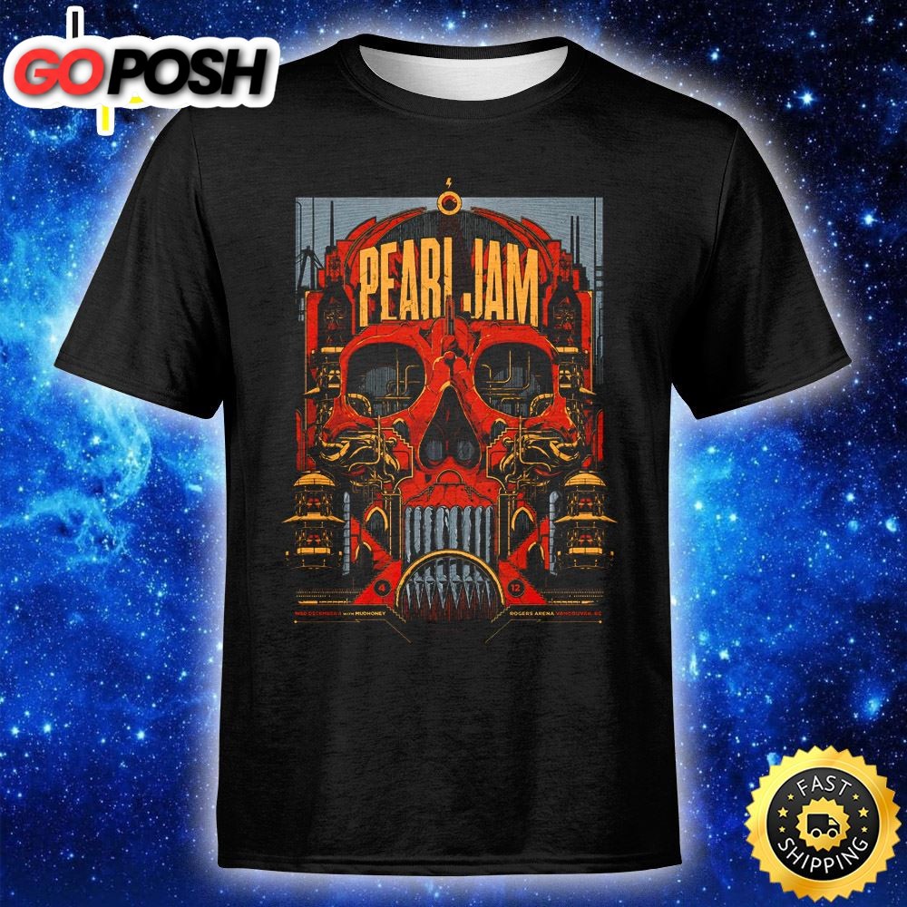 Pearl Jams Vancouver, Bc Tour History Unisex T-shirt