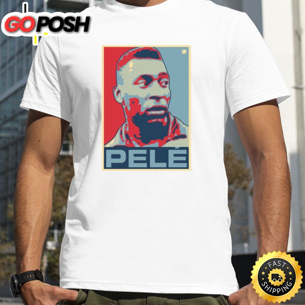 Pel? Graphic Hope Footballer Player Soccer Unisex Tee T-Shirt