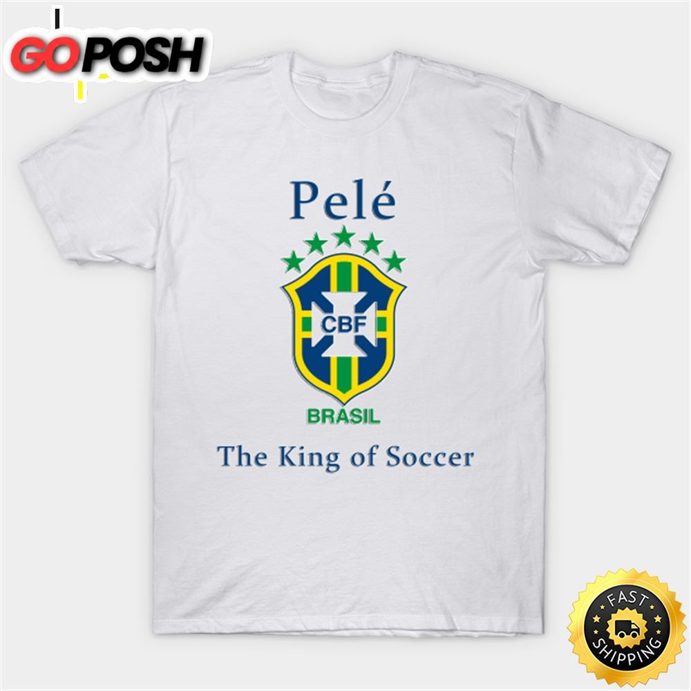 Pele Best Soccer Player From Brazil Player Soccer Unisex Tee T-Shirt