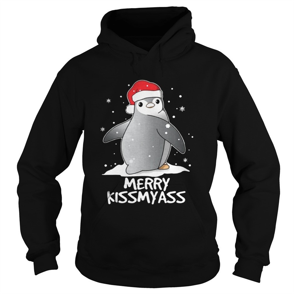 Penguins Merry Christmas Merry Kissmyass shirt