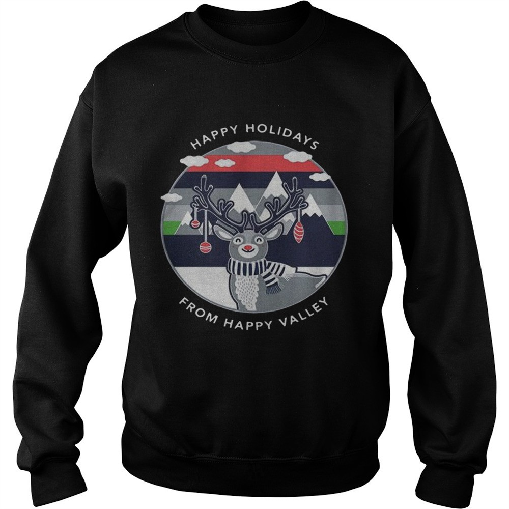 Penn State Happy Holidays From Happy Valley Reindeer Christmas shirt