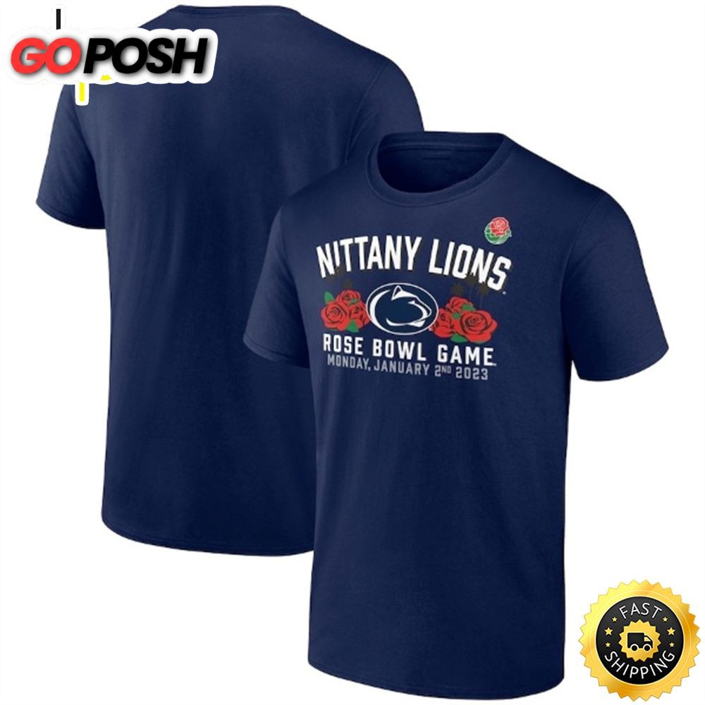 Penn State Nittany Lions Branded 2025 Rose Bowl Gameday Stadium Navy T-shirt