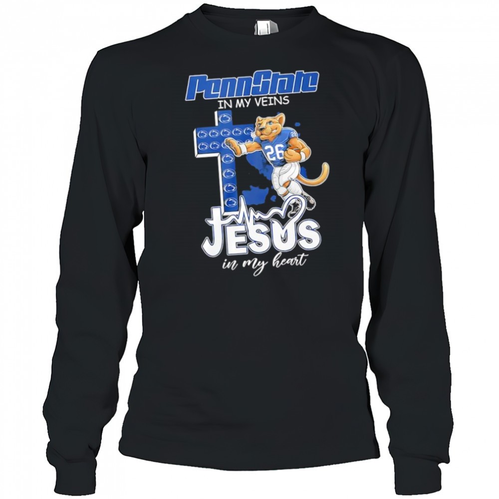 penn-state-nittany-lions-in-my-veins-jesus-in-my-heart-lion-mascot-logo-shirt-0l2d2w00 Penn State Nittany Lions in my veins Jesus in my heart lion mascot logo shirt