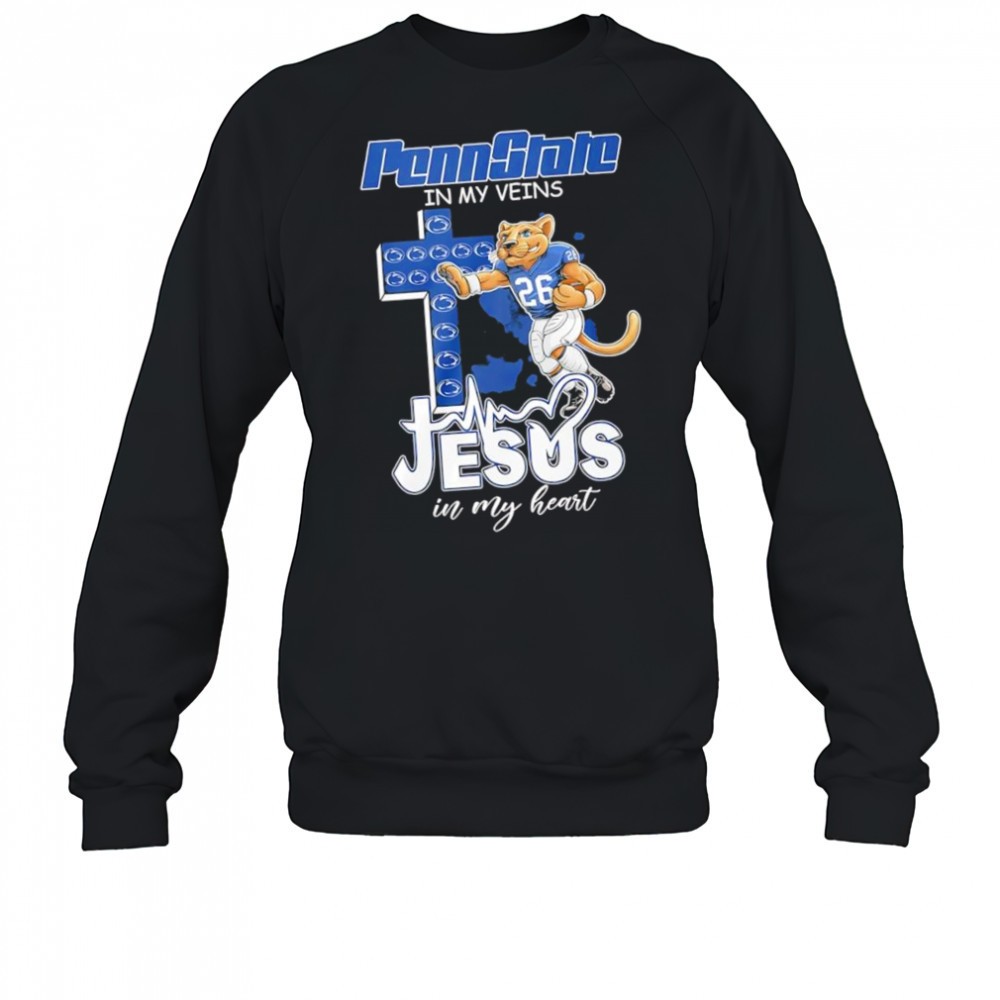 penn-state-nittany-lions-in-my-veins-jesus-in-my-heart-lion-mascot-logo-shirt-0l2d2w00 Penn State Nittany Lions in my veins Jesus in my heart lion mascot logo shirt