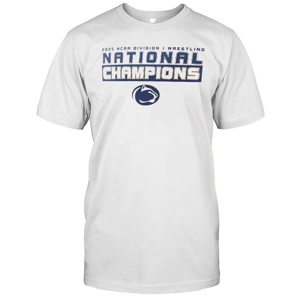 penn-state-nittany-lions-ncaa-division-i-wrestling-national-champions-2025-logo-u5q661pw Penn State Nittany Lions NCAA Division I Wrestling National Champions 2025 Logo T-shirt
