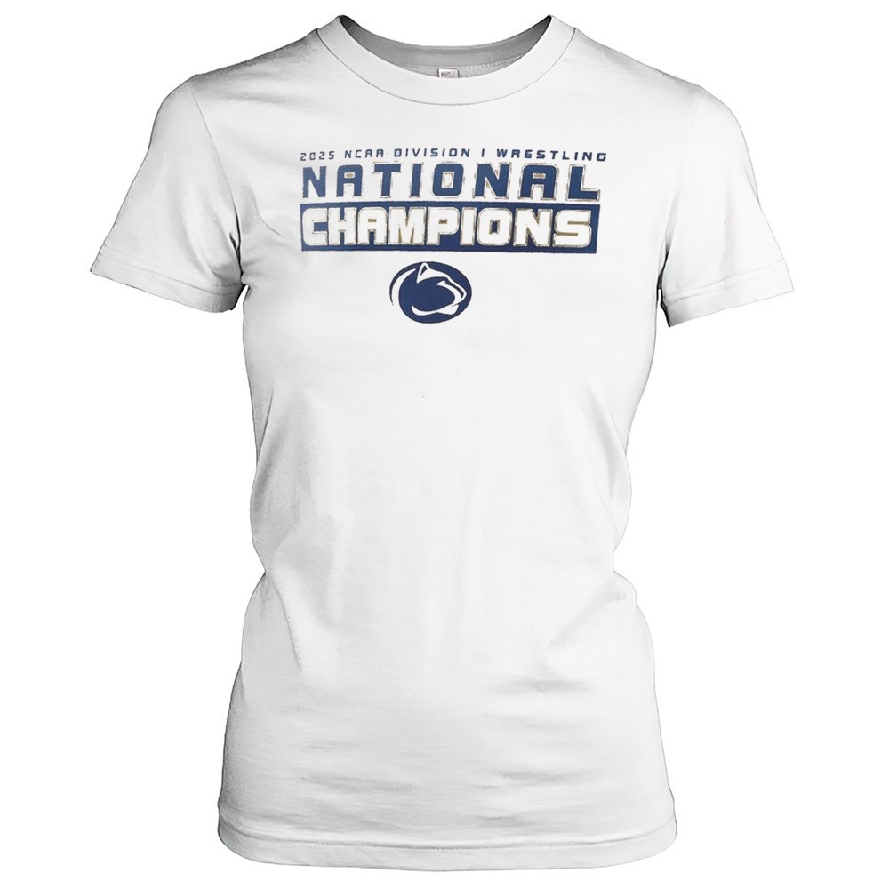 penn-state-nittany-lions-ncaa-division-i-wrestling-national-champions-2025-logo-u5q661pw Penn State Nittany Lions NCAA Division I Wrestling National Champions 2025 Logo T-shirt