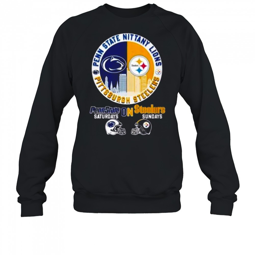 penn-state-vs-steelers-two-pennsylvania-prides-in-one-t-shirt-uh0nb5d7 Penn State Vs Steelers Two Pennsylvania Prides In One T-Shirt