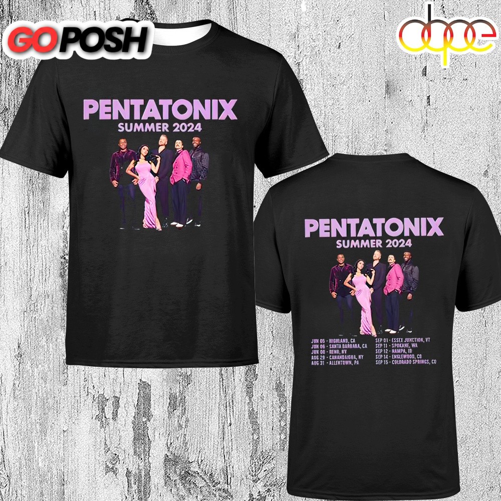 Pentatonix Summer Tour 2024 Music Unisex T-Shirt