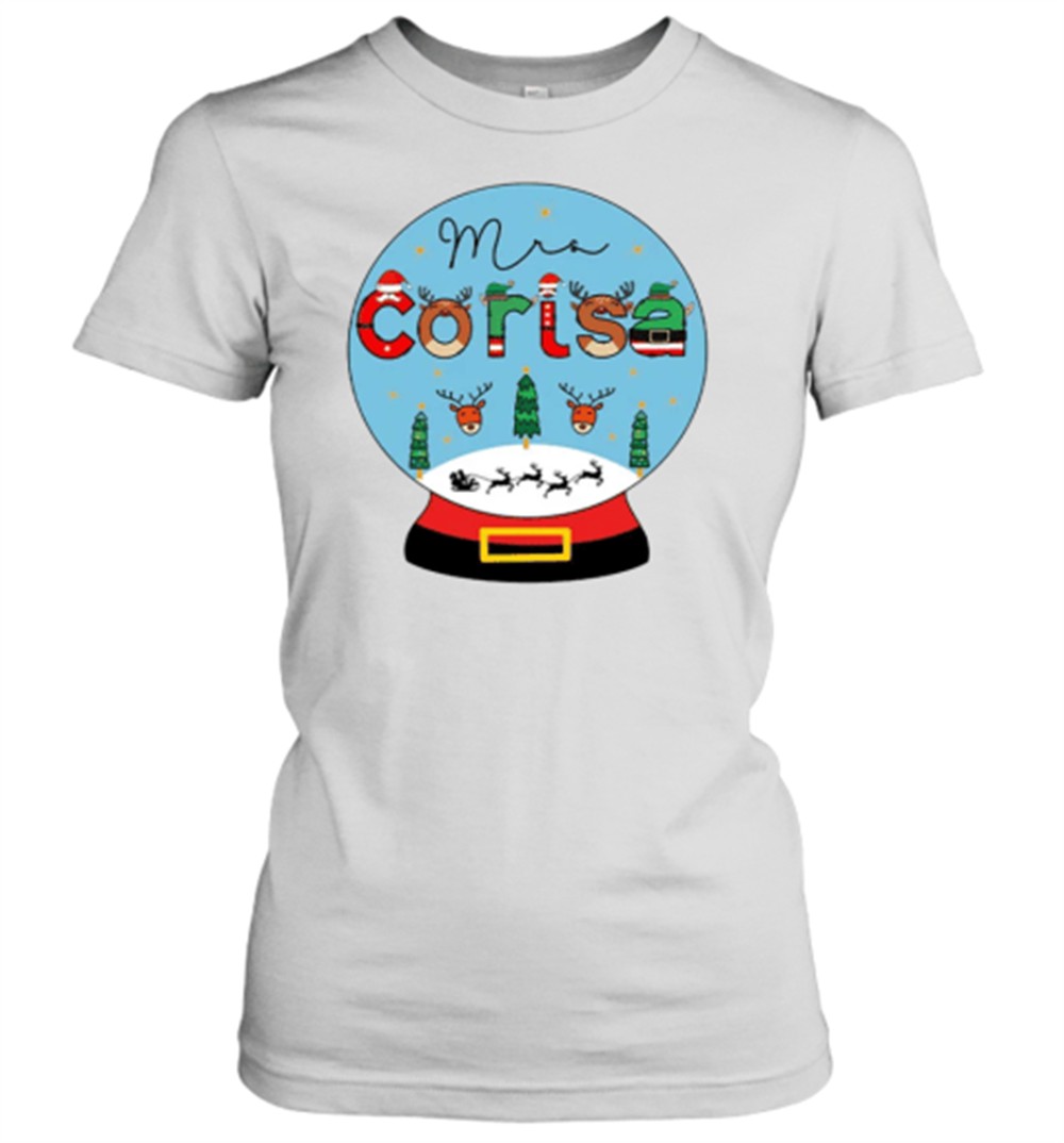 personalized-merry-christmas-snow-scene-teacher-t-shirt-ae1hnkbv Personalized Merry Christmas Snow Scene Teacher T-Shirt