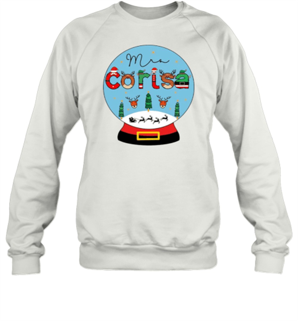 personalized-merry-christmas-snow-scene-teacher-t-shirt-ae1hnkbv Personalized Merry Christmas Snow Scene Teacher T-Shirt