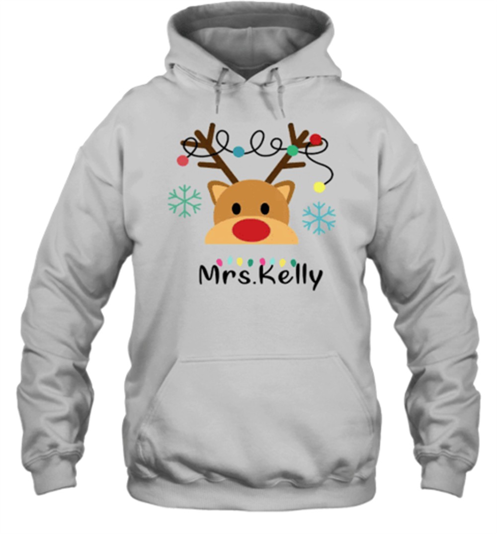 Personalized Merry Christmas Teacher T-Shirt