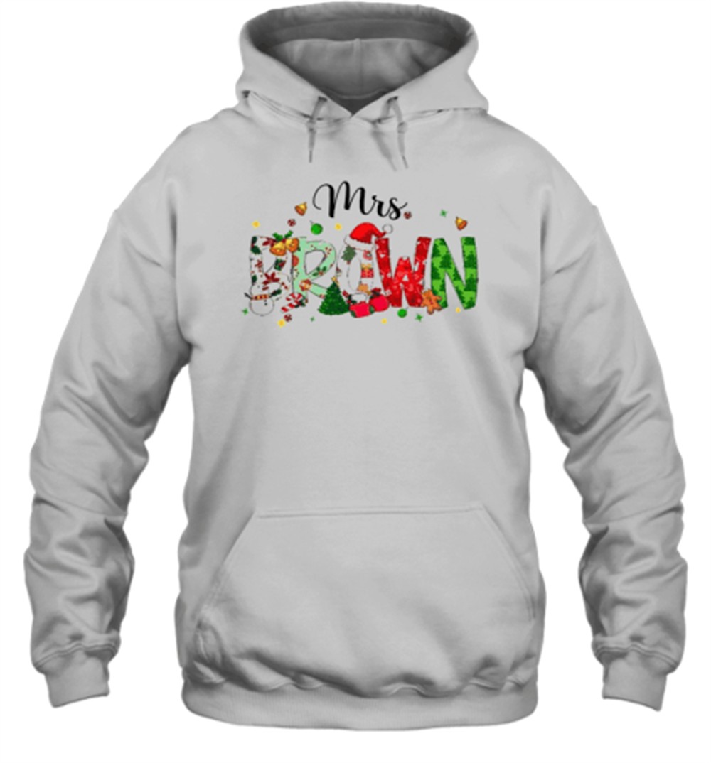 Personalized Name Christmas Atmosphere Teacher T-Shirt
