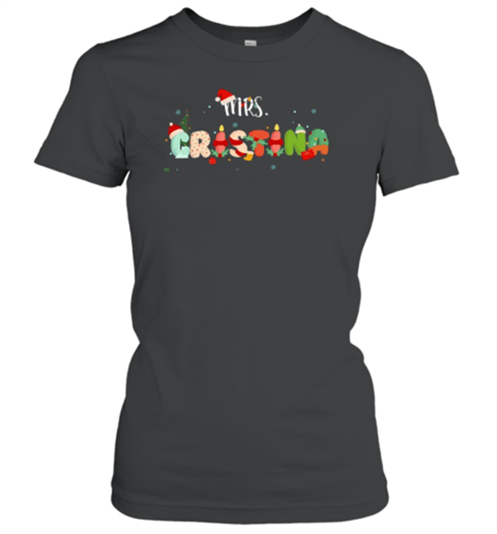 personalized-name-christmas-cute-letter-teacher-t-shirt-26vimqvq Personalized Name Christmas Cute Letter Teacher T-Shirt