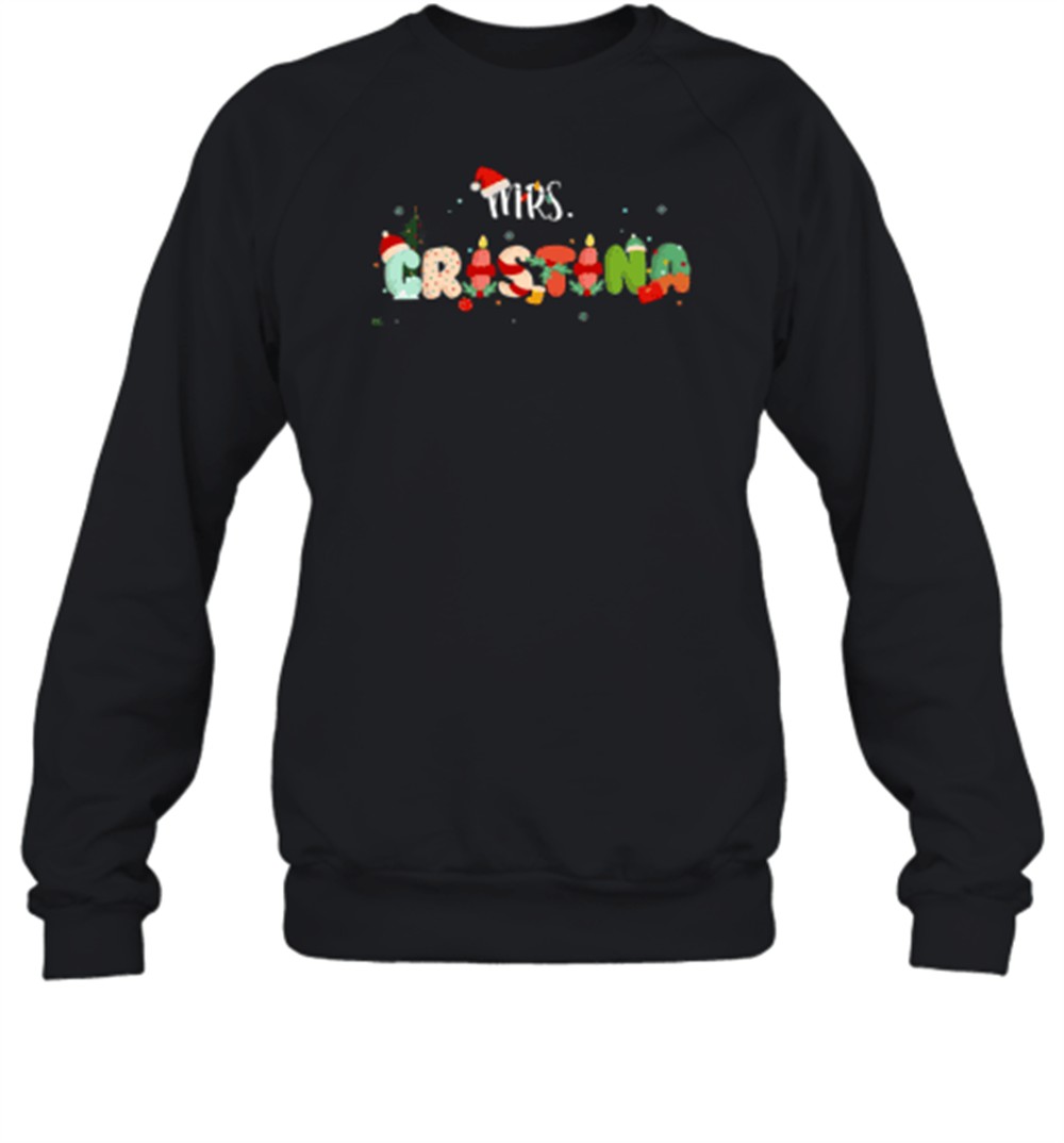 personalized-name-christmas-cute-letter-teacher-t-shirt-26vimqvq Personalized Name Christmas Cute Letter Teacher T-Shirt