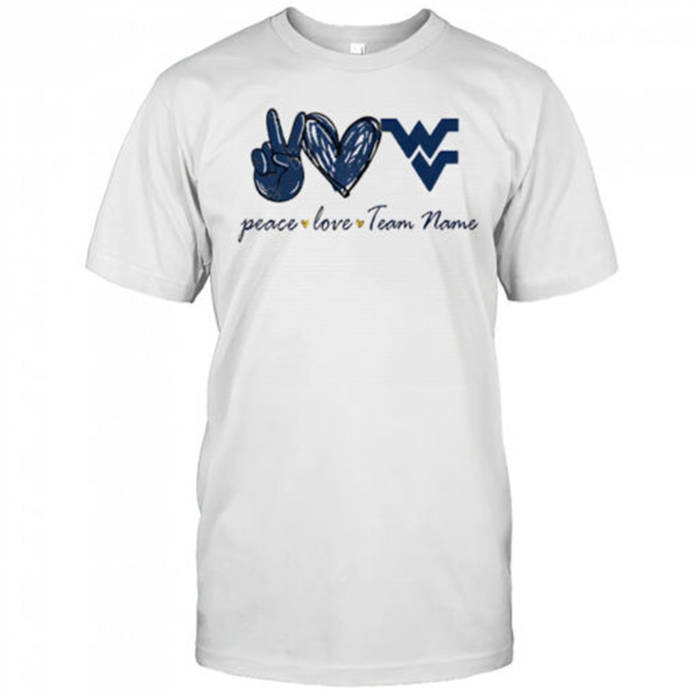 personalized-west-virginia-mountaineers-peace-love-shirt-rme4xe8q Personalized west Virginia mountaineers peace love shirt