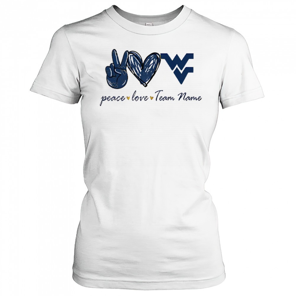 personalized-west-virginia-mountaineers-peace-love-shirt-rme4xe8q Personalized west Virginia mountaineers peace love shirt
