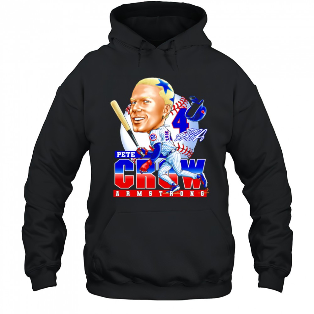 Pete Crow-Armstrong Chicago Cubs PCA Blue Star cartoon caricature shirt