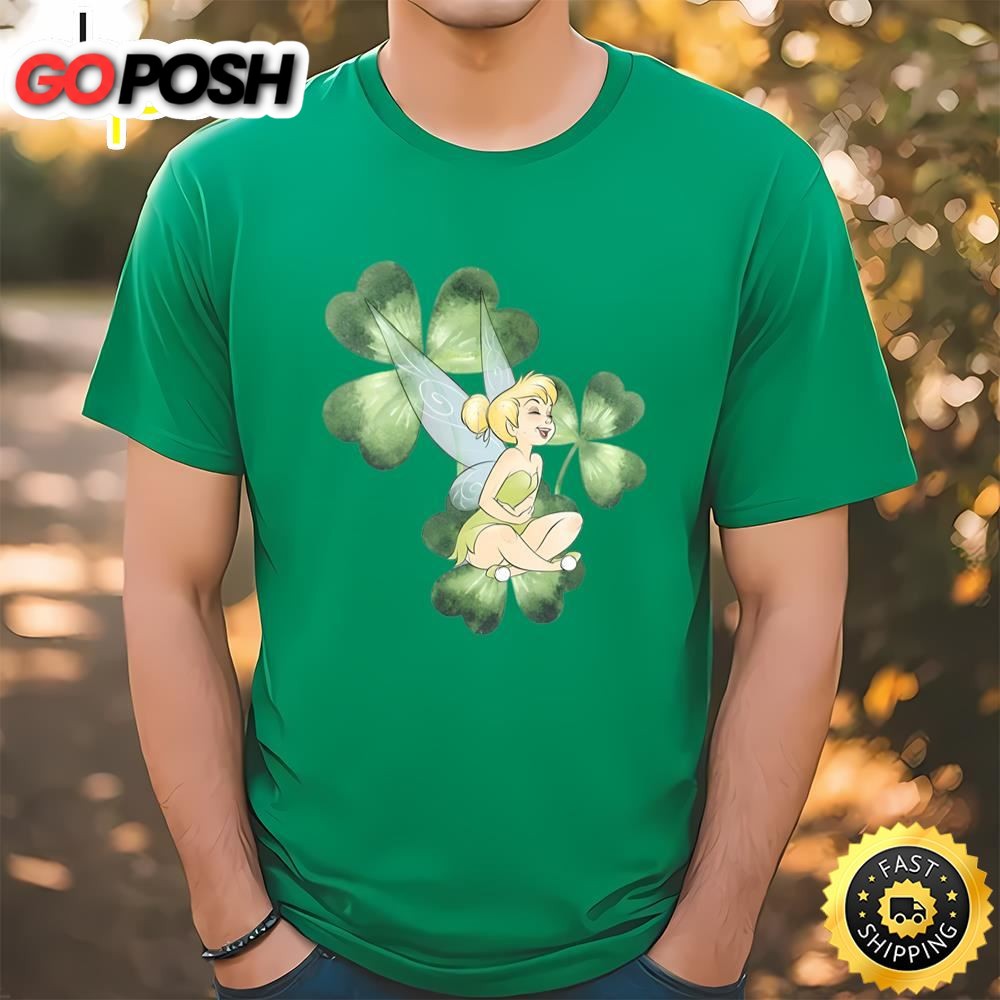 Peter Pan Peter Pan St. Patricks Day Tinkerbell Shamrocks Shirt