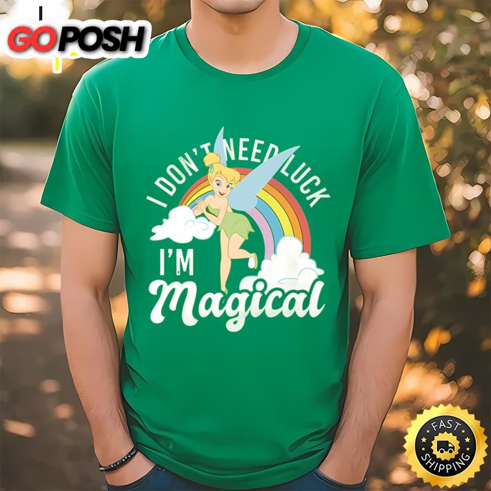 Peter Pan St. Patricks Day Tinkerbell I Dont Need Luck Im…