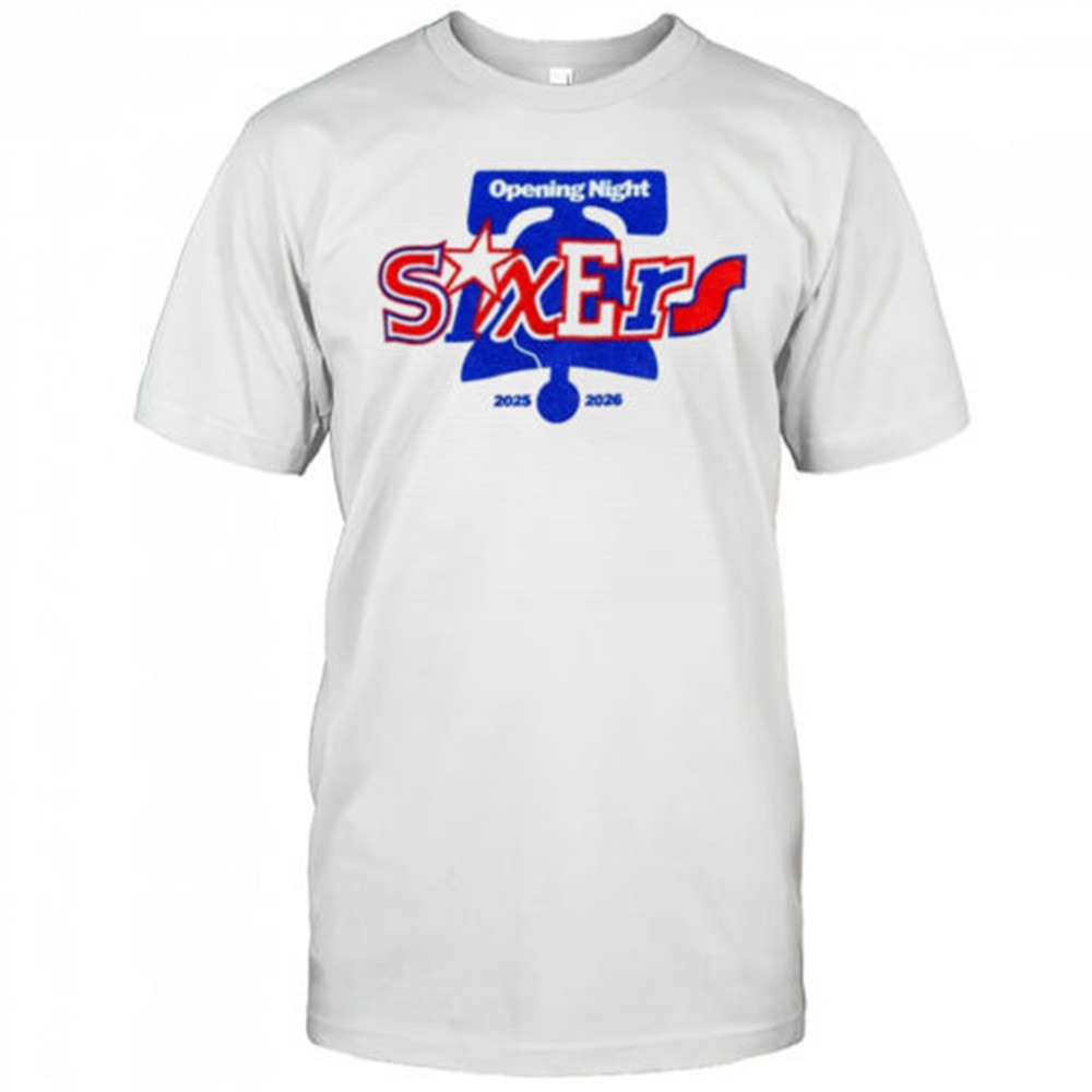 Philadelphia 76ers Opening Night 2025 2026 shirt